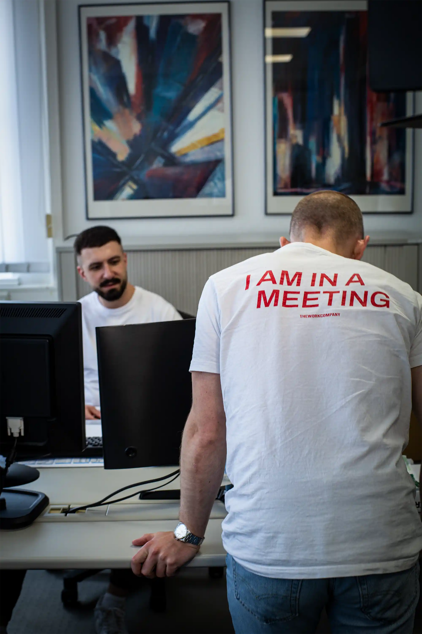 In A Meeting